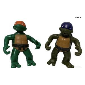 Teenage Mutant Ninja Turtles TMNT Playmstes 2004 Toddler 3" Toy Action Figures